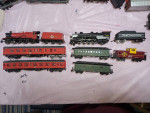 HO Steam engine sets for both.