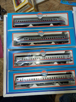 HO Train sets. For both.