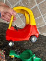 Little Tikes Miniature Tractor Trailer and Cozy Coupe