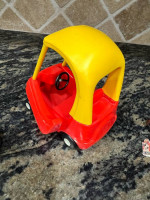 Little Tikes Miniature Tractor Trailer and Cozy Coupe