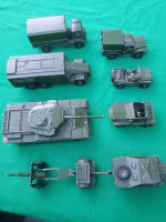 Set of Vintage Dinky Supertoy British Army Vehicles