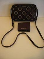 MICHAEL KORS (Genuine) LEATHER HANDBAG & WALLET