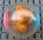 Fisher Roll-a-rounds Swirlin Surprise Gumball Peek A Boo Teddy Bear