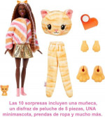 2 Barbie Doll Cutie Reveal Kitty Plush Costume Dolls ea w/10 Surprises