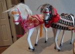 Our Generation 12" White Horse Pair