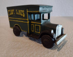 Vintage Globe Lines Cast Iron Moving Storage Delivery Truck
