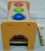Hape Pound & Tap Bench with Slide Out Xylophone Wooden Pounding Toy