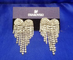 New Swarovski Heart Earrings with Extras