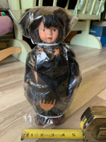 Kimpik Products, Inc. Anchorage, Alaska Sailaq Eskimo Doll Porcelain