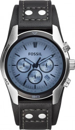 Fossil Men's Coachman Quartz Stainless Steel Leather Chronograph Watch