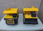 Lot of 2 Large Hasbro Tonka Dump Trucks, 2009 & 2012