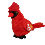 1999 TY Beanie Baby MAC the Cardinal Bird New with Tags