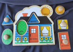 Melissa and Doug First Shapes Jumbo Knob Wooden Puzzle