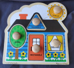 Melissa and Doug First Shapes Jumbo Knob Wooden Puzzle