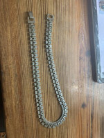 Sixteen inch stainless steel choker by Cora