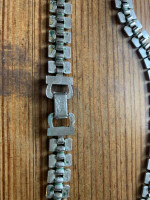 Sixteen inch stainless steel choker by Cora