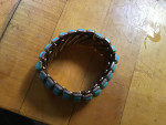 Fritari faux turquoise bracelet