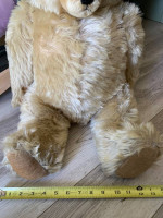 Wonderful Large Old Mohair Teddy Bear Jointed Glass Eyes