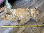 Wonderful Large Old Mohair Teddy Bear Jointed Glass Eyes