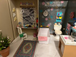 Doll House Furniture for Bath Room and all decorations included