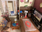 Doll House Furniture for Living Room with all Decorations Included