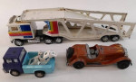 Vintage Metal Toys MI USA by Marx, Hubley Kiddie, And Nylint