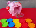 Fisher Price Piggy Bank Toy Complete