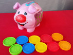 Fisher Price Piggy Bank Toy Complete