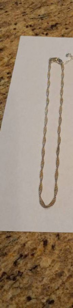 New Twisted Chain Necklace (Can also add a Pendant to it)