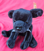 TY Beanie Baby LUKE the Black Lab Dog New with Tags