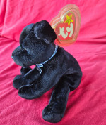 TY Beanie Baby LUKE the Black Lab Dog New with Tags