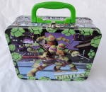 Vintage Teenage Mutant Ninja Turtle Metal Lunch Box