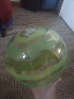 Green beach ball
