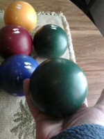 Sport-crafts Bocce Lawn Bowling game. With Targets