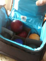 Sport-crafts Bocce Lawn Bowling game. With Targets