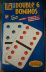 Pavilion Color Double 6 Dominoes & Collectors Tin
