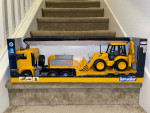 Bruder Truck MAN TGA Low Loader with Backhoe