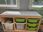 Lego table & legos