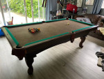 Olhausen pool table with everything you need