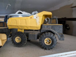 Tonka trucks 3 trucks and a crane