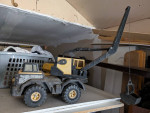 Tonka trucks 3 trucks and a crane