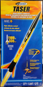 Estes Taser Model Rocket Launch Set 1100ft NEW