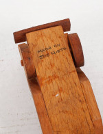 Vintage Hand Made Wood Car by Joe Nieto 9" Long, Rolls, Signed