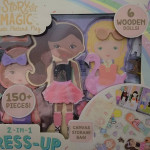 Story Magic 2 in 1 Dress Up Doll Playset 150+ Pieces NEW