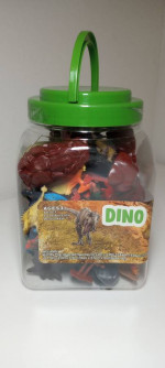 New Assorted Dinosaur Figurines 55 Piece Set