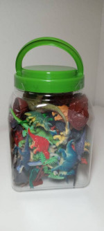 New Assorted Dinosaur Figurines 55 Piece Set