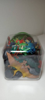 New Assorted Dinosaur Figurines 55 Piece Set