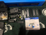 Full Airsoft Kit G&G Armament 556 AEG All Metal Like New!