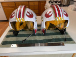 2-Disney Parks Star Wars Helmet X-Wing Fighter W/ Sounds Galaxy's Edge