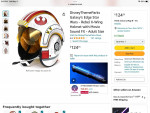2-Disney Parks Star Wars Helmet X-Wing Fighter W/ Sounds Galaxy's Edge